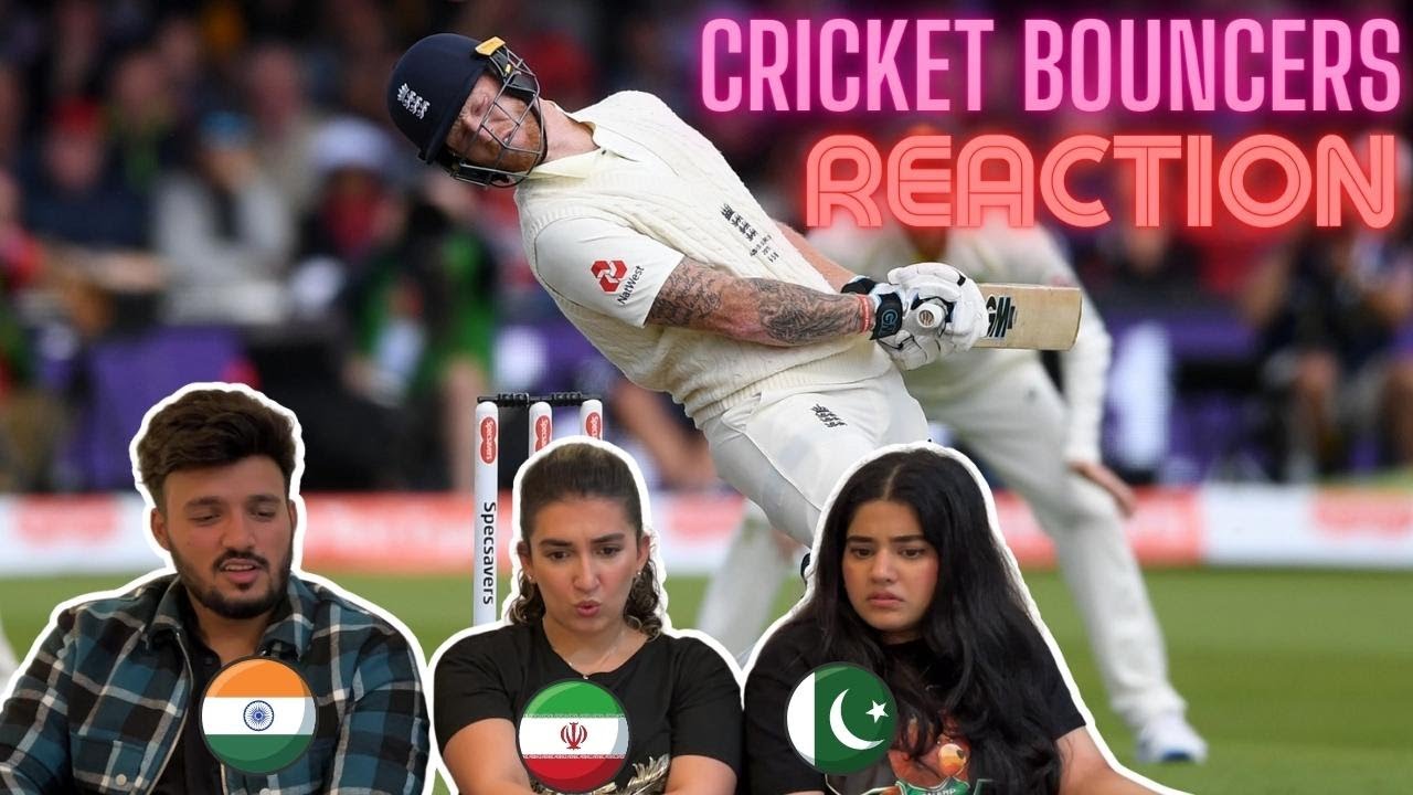 Reaction to Cricket Bouncers Bowling | Foreigners REACT | Cricket REACTION