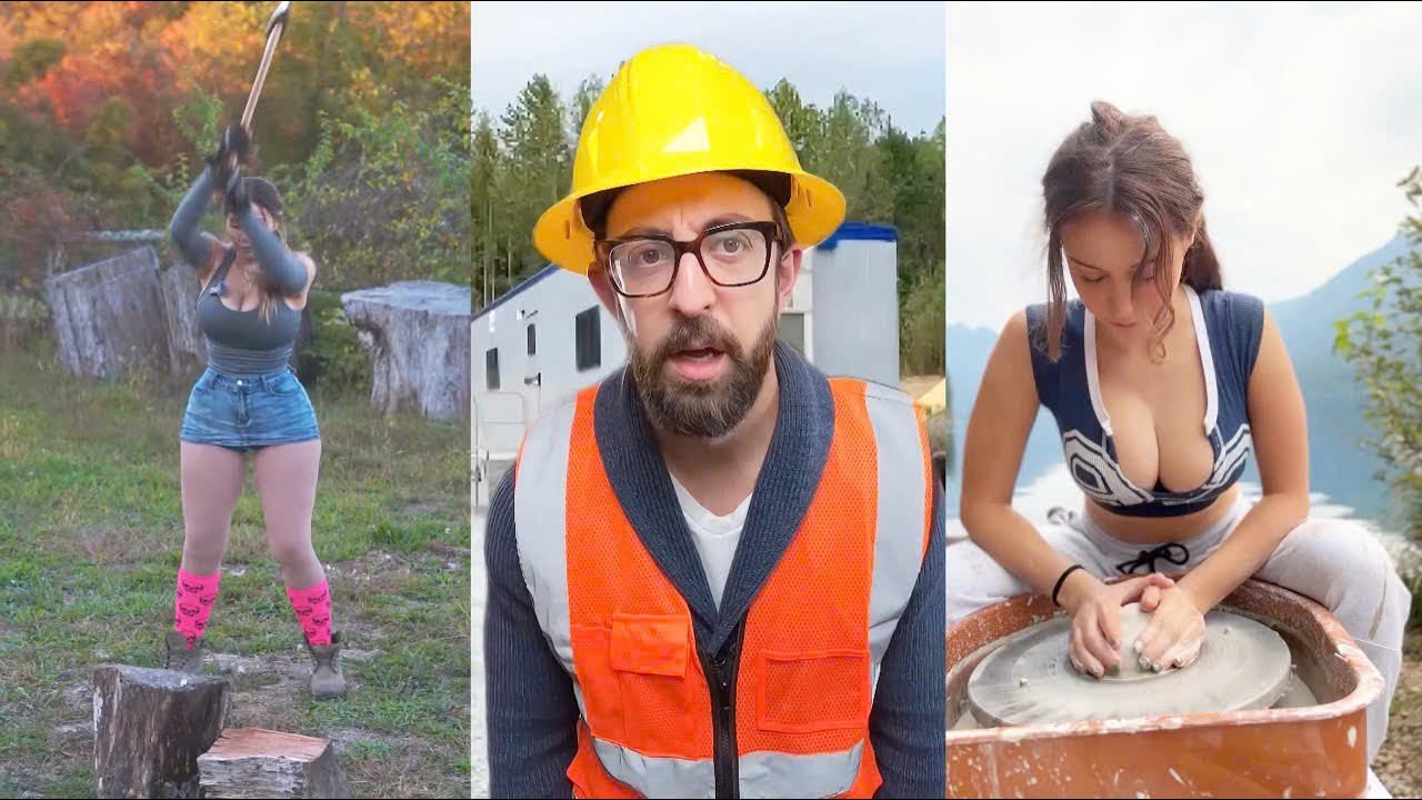 Smart construction skills and workers leave onlookers amazed👷✅ #skills #hacks #amazing #workers 