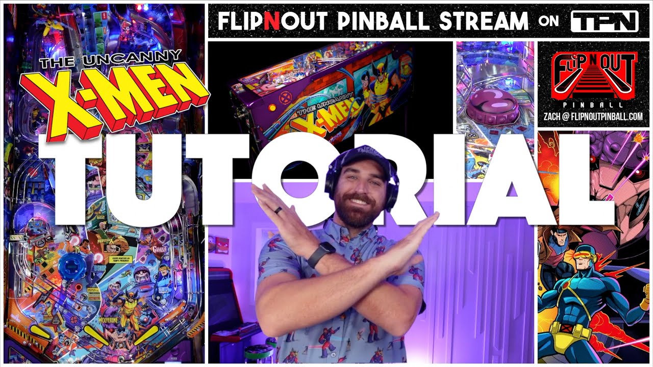 Обучающее видео по игре Uncanny X-Men Pinball (Flip N Out Pinball, 2024)