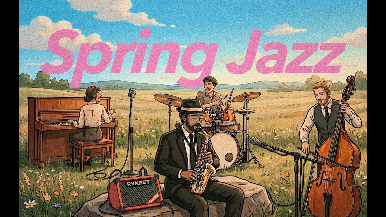 [ᴘʟᴀʏʟɪsᴛ] When Jazz Calls Spring | Cafe Music | Study Music