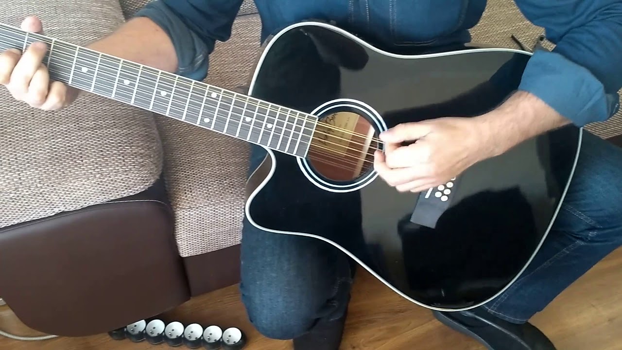 Harley Benton D 200CE 12BK