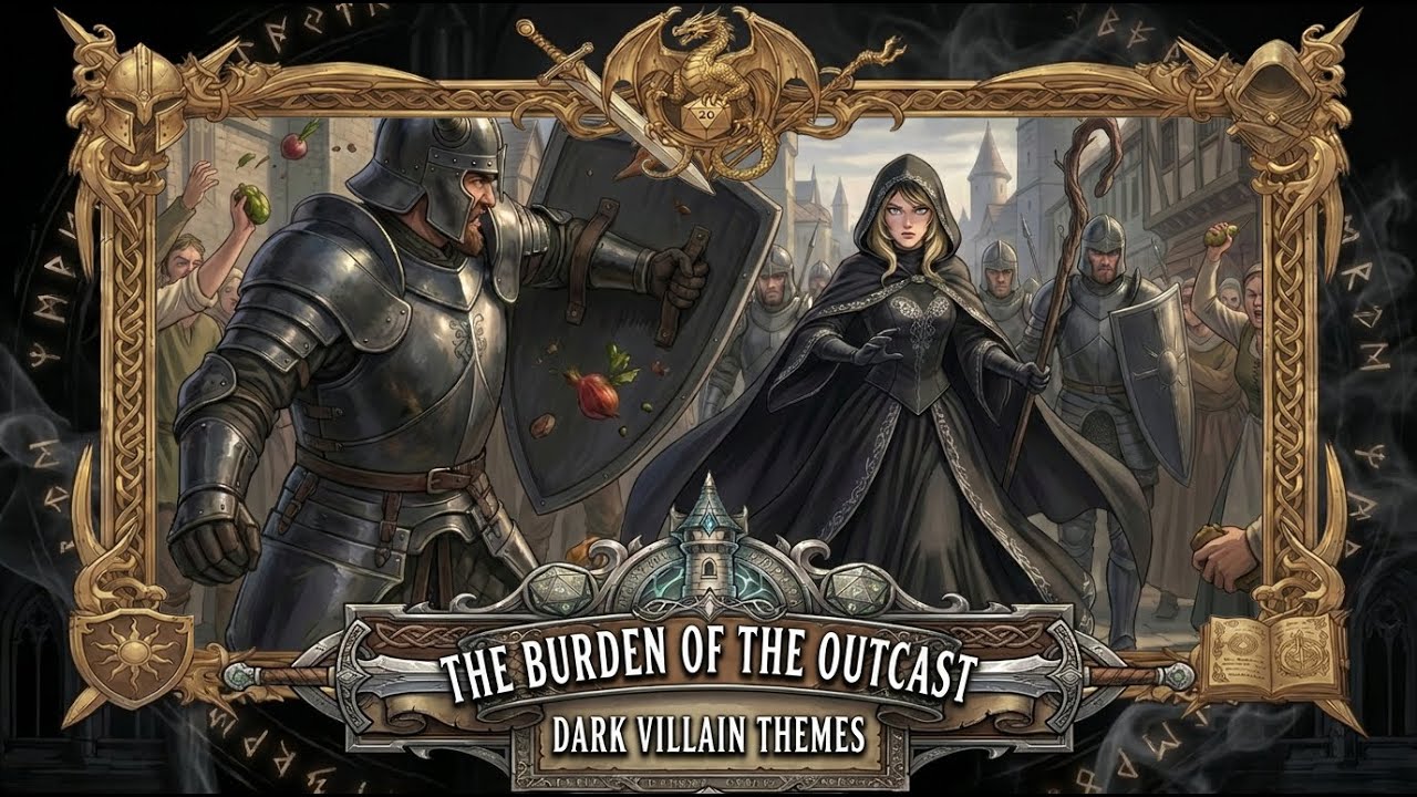 The Burden of the Outcast 👣⚔️ Tragic Choice Theme | Dark Fantasy D&D Music