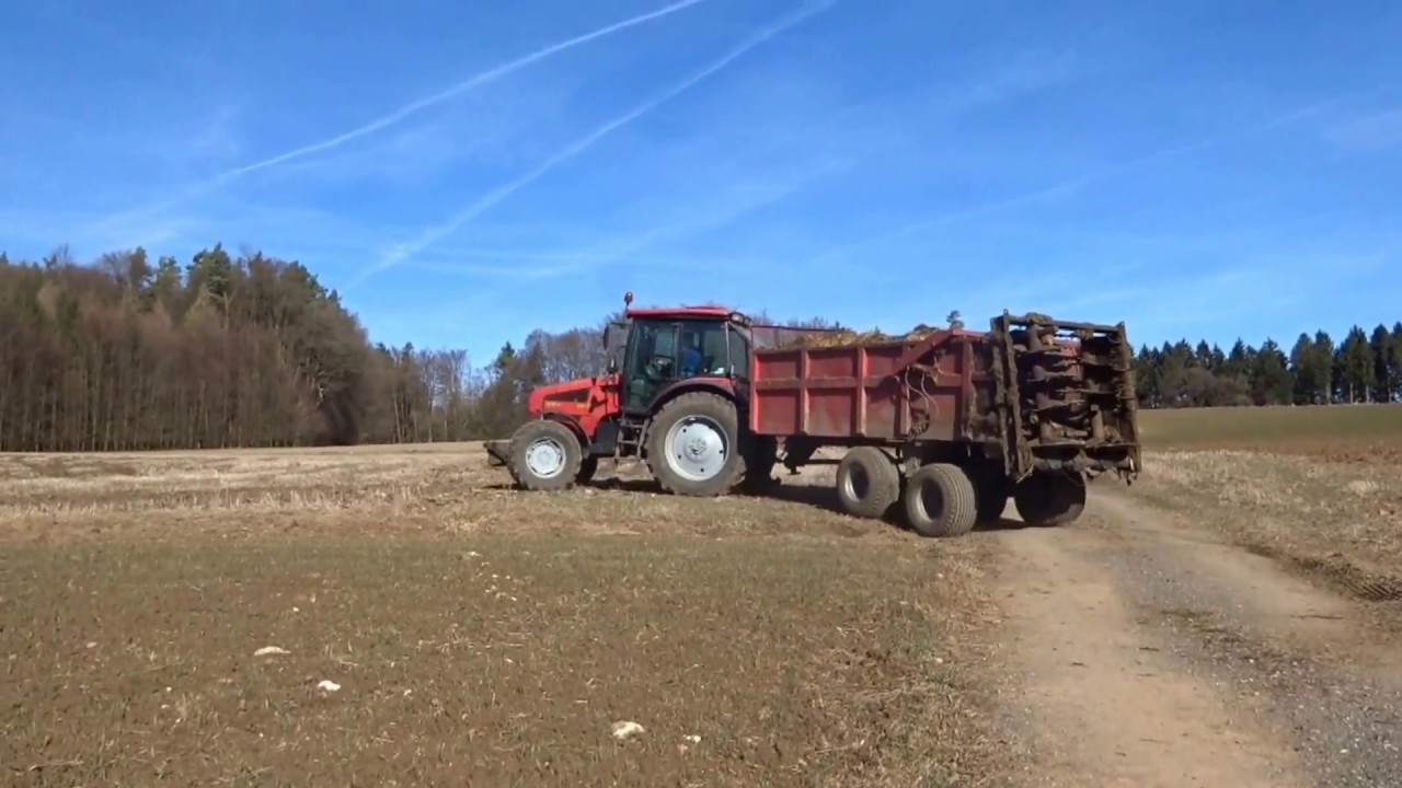 Mist Streuen mit Belarus 1523/ LMR Ptu 10 B