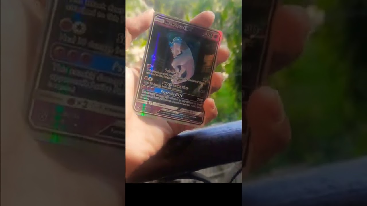 Mewtwo GX SECRET RARE 78/73.....$130🤙🏻|| #BurningShadows #Mewtwo #Gx