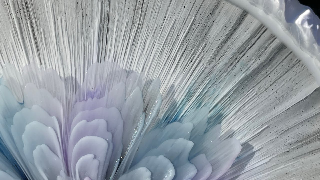 3D Bloom с эффектом шнуровки/паутины, вторая попытка, другой результат #сделай сам #урок #смола #...