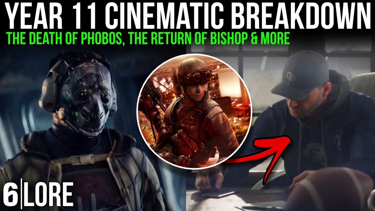 Year 11 Cinematic Lore BREAKDOWN! Bishop's Return, Phobos' end & More! Rainbow Six Siege Lore