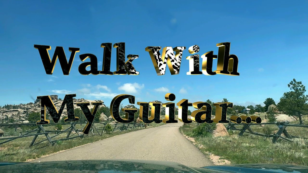 Road Trip Stop ** Sheeran Lowden Guitar & Walk ** Enjoy Wyoming!