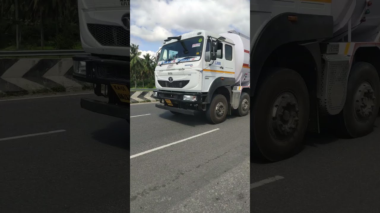 Tata Signa 16 Wheels multi axle tanker truck on highways,tata signa 16 wheeler truck  #tatamotors