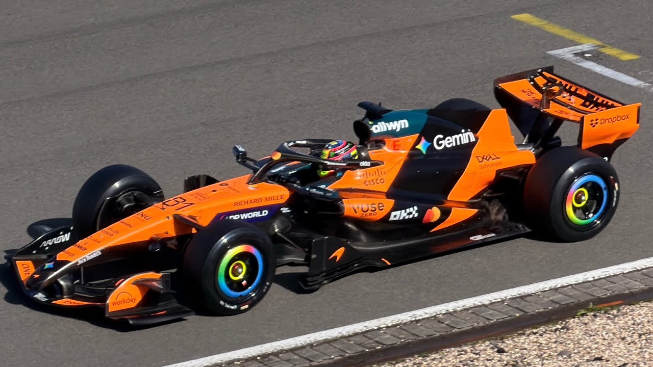 F1 Test N&uuml;rburgring - McLaren, Mercedes-AMG (Piastri, Norris, Russell, Antonelli) Pirelli Formula 1