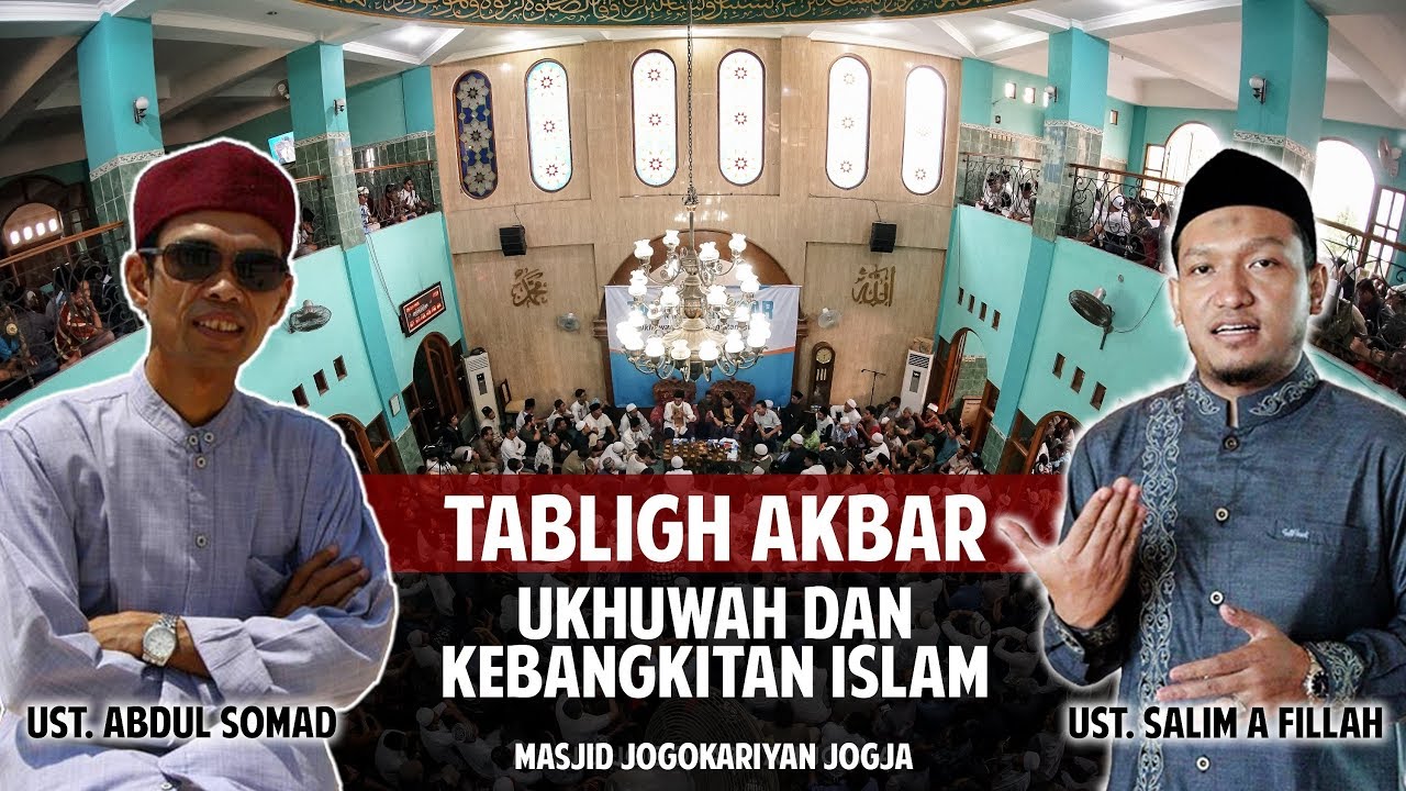TERBARU! Tabligh Akbar Ustadz Abdul Somad & Ustadz Salim A. Fillah | Masjid Jogokariyan