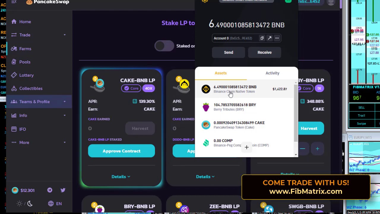 How to Farm and Harvest on Pancake Swap Decentralized Exchange DeFi Dex