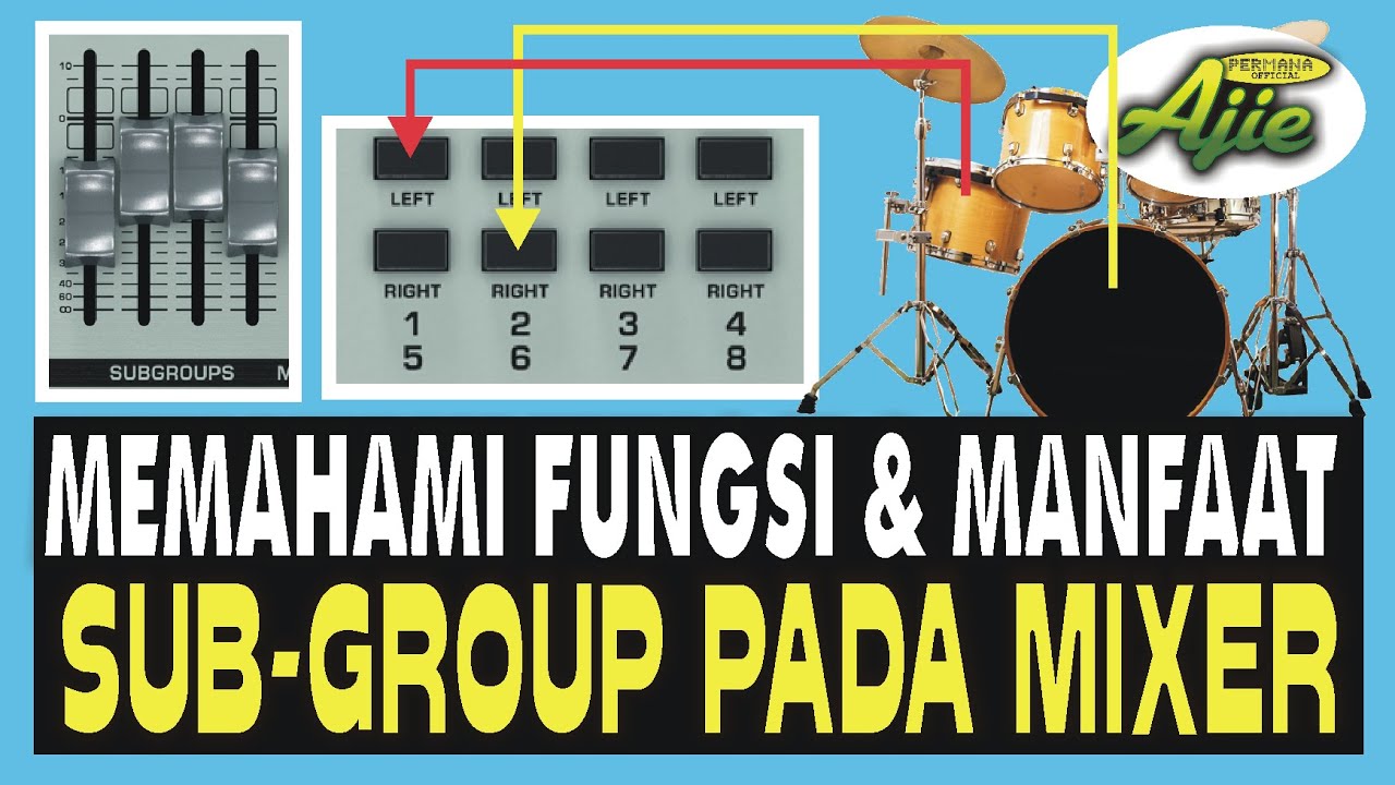 MEMAHAMI FUNGSI DAN MANFAAT SUB GROUP PADA MIXER || TIPS & TRIK || #BELAJARAUDIO #089