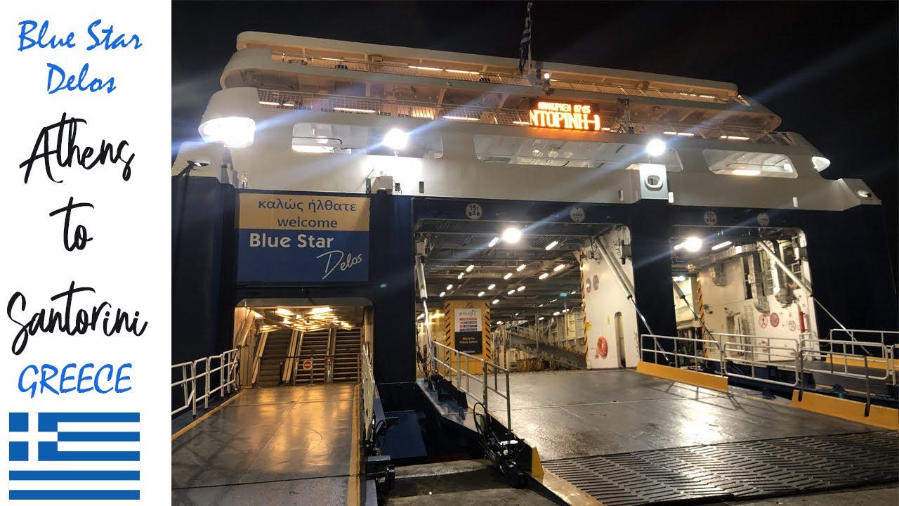 Blue Star Delos Ferry from Athens to Santorini