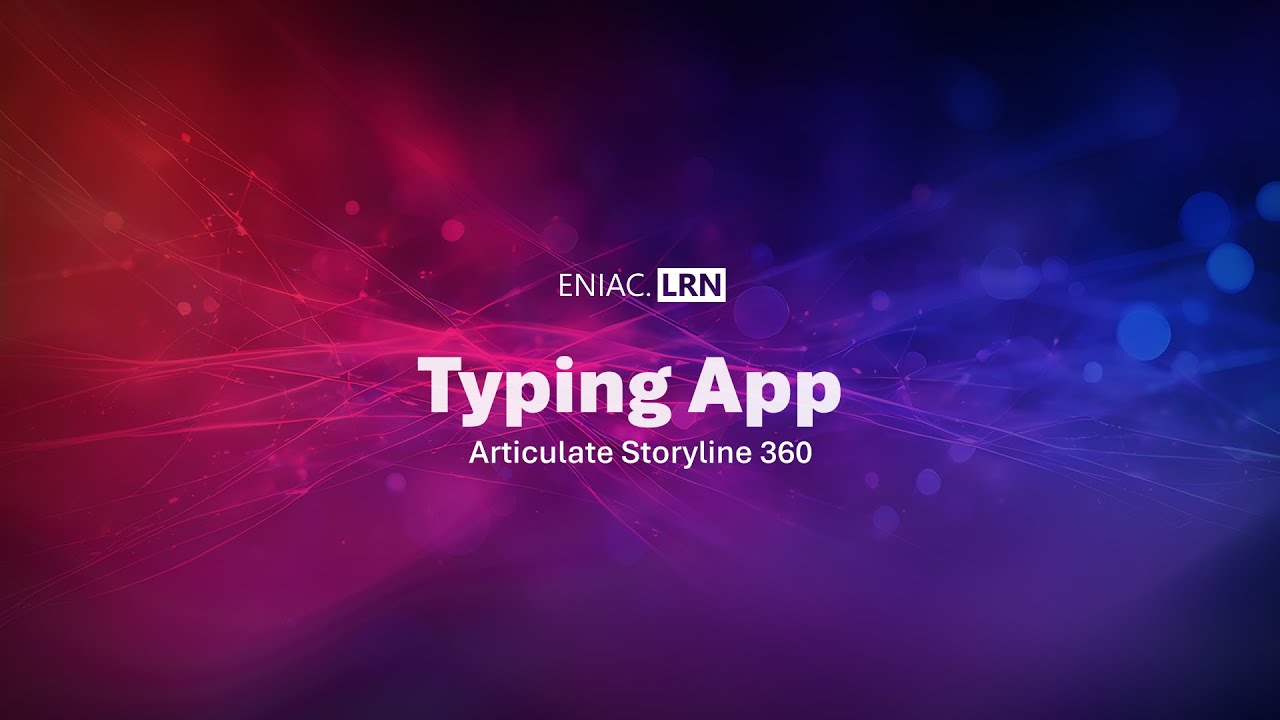 Typing App in Articulate Storyline 360
