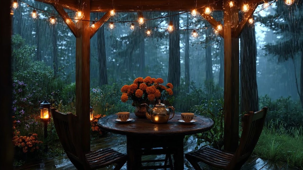 Gentle Piano Tea Time Ambience 🎹🍵 Quiet Music for Stress Relief and Sleep