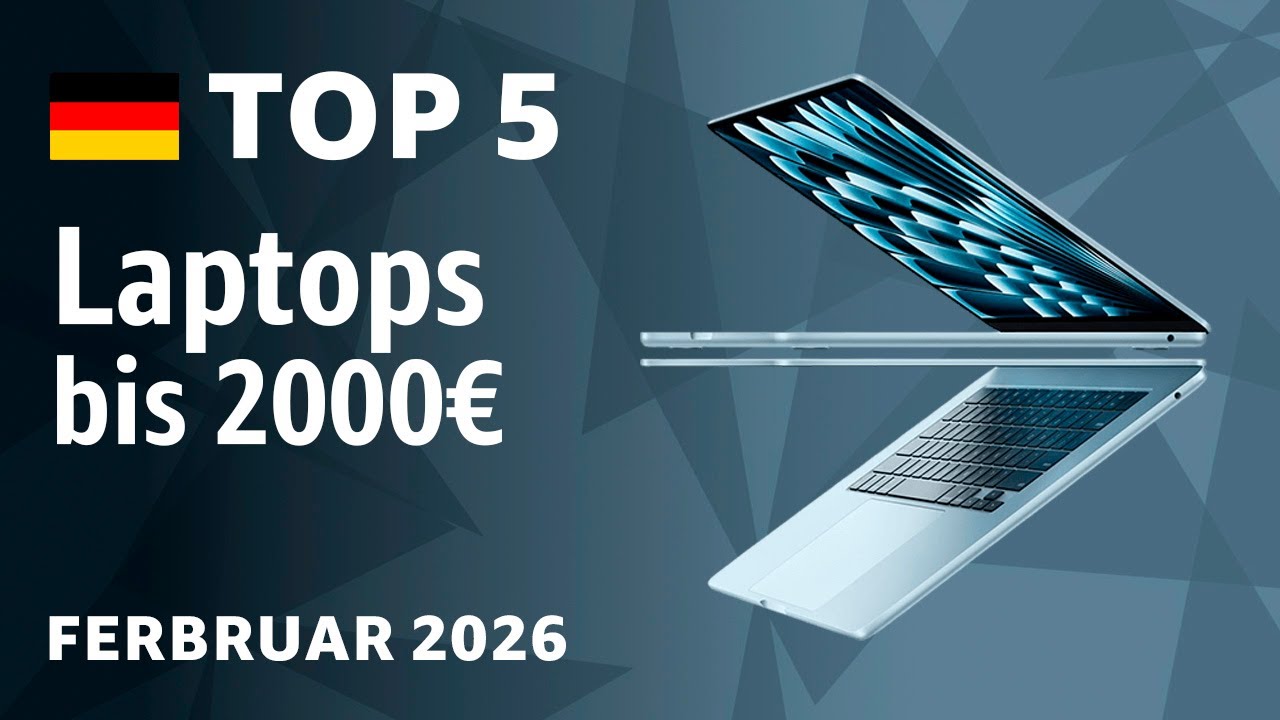 TOP—5. Beste Laptops bis 2000€. Test & Vergleich Ferbruar 2026