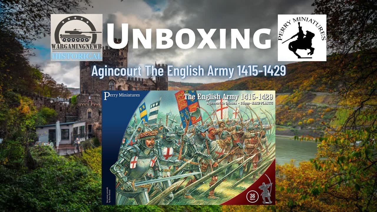 Unboxing Perry Miniatures Agincourt The English Army 1415 -1429 AO40 [Unboxing]