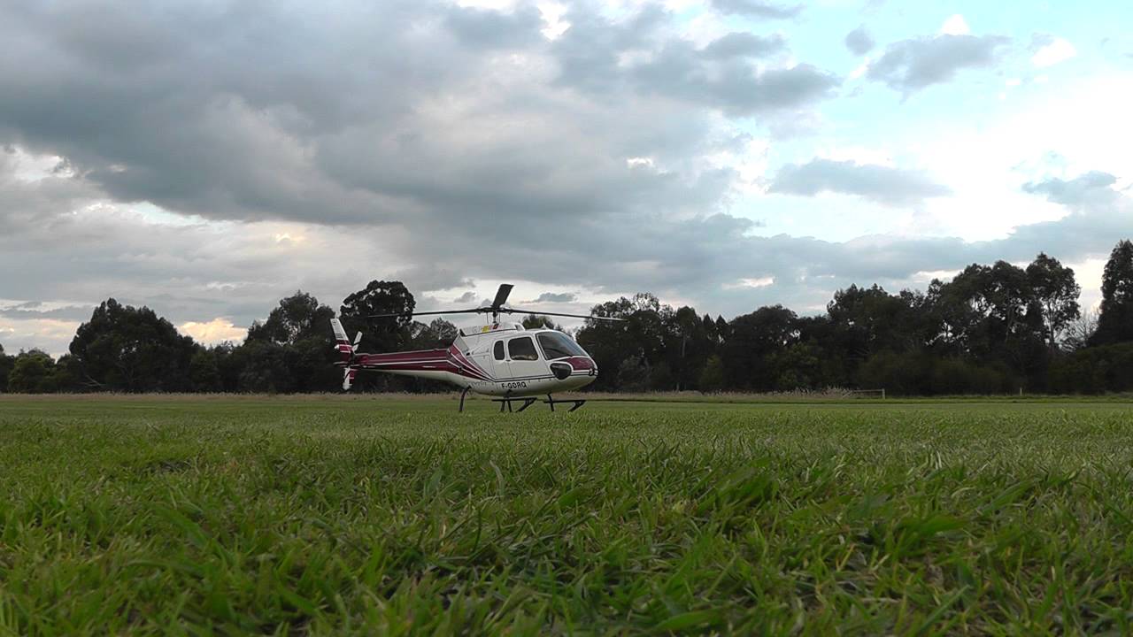 RC Scale Heli Ecureuil AS350 electric with turbine sound module