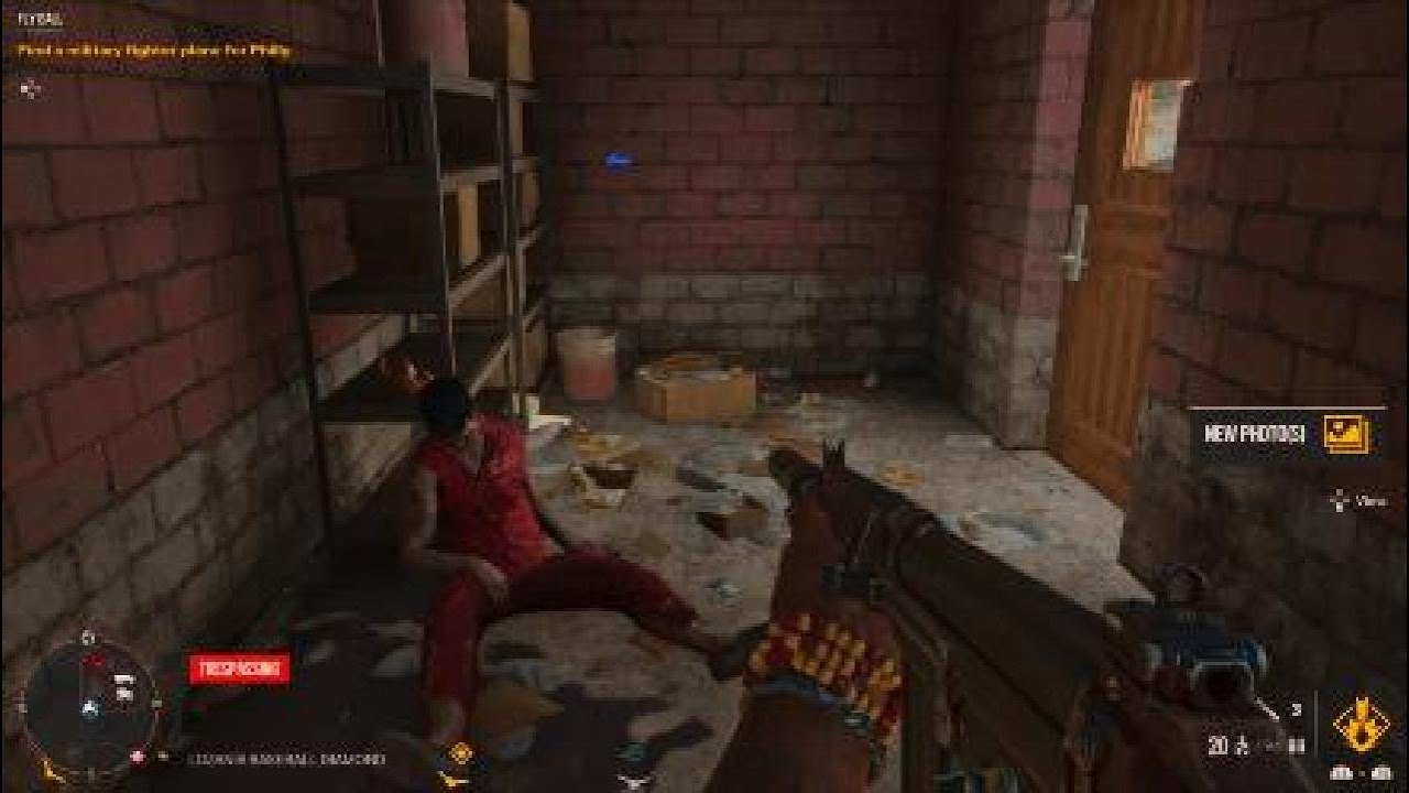 Far Cry 6: Find the base ball pitching machine