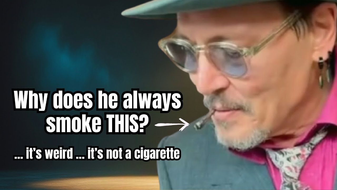 Why does he always smoke THIS? … it’s weird … it’s not a cigarette