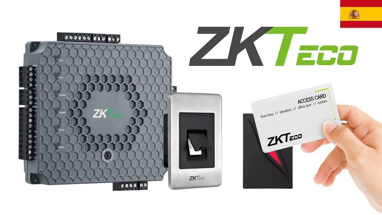 Controladora de Accesos ZKTeco Atlas | Unboxing y Configuración de acceso por Tarjeta y Huella