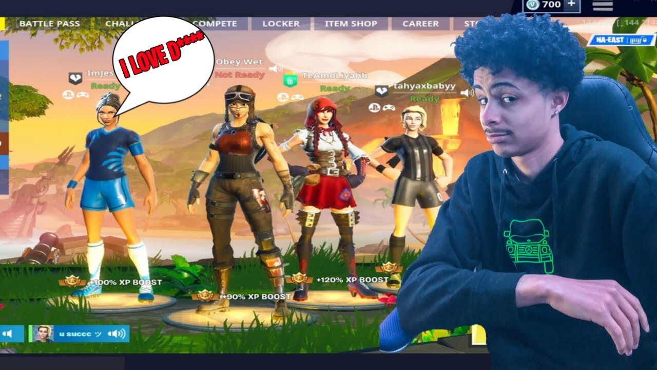 Asking girls If Size Matters On Fortnite .......