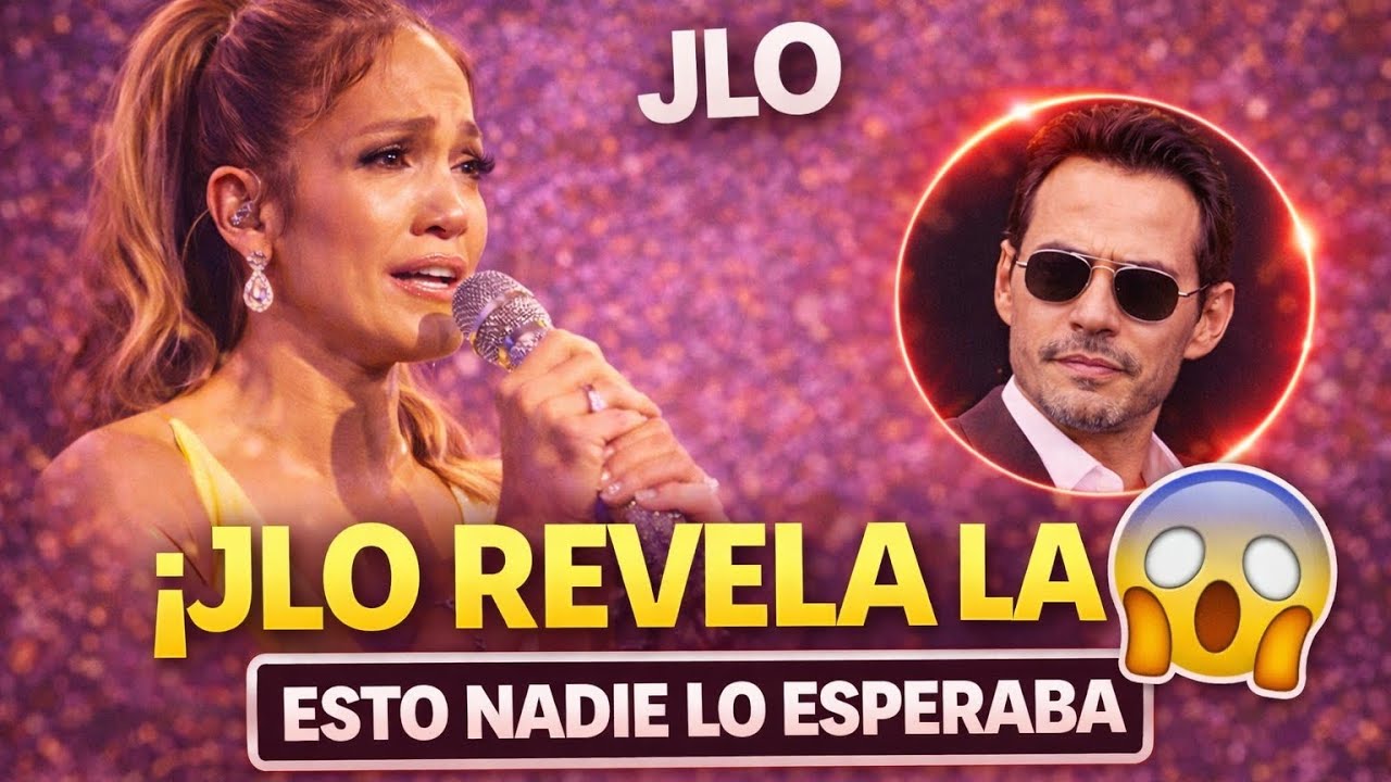 Jennifer Lopez habla POR FIN de su DIVORCIO con Marc Anthony