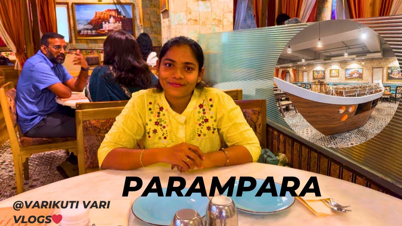 Vegetarian food lovers😍 #parampara restaurant😋🤩 Non vegetarian మెచ్చుకునేలా✌️#viral