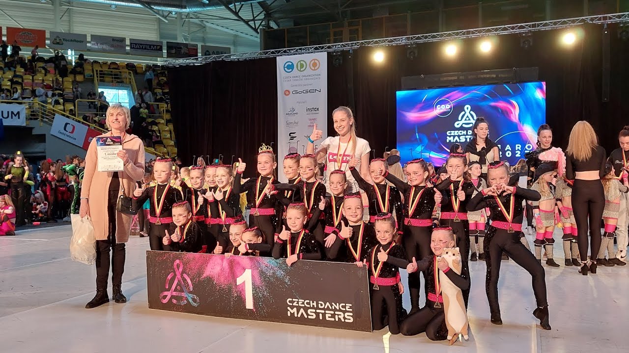 1.Místo - Příběh mraveniště Akcent Ostrava - Mistrovství Moravy Opava 2023 - Discodance formace mini
