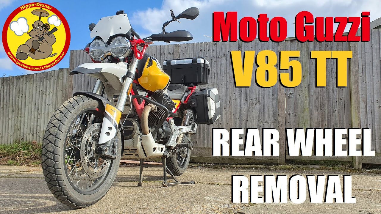 Moto Guzzi V85 TT | Снятие заднего колеса