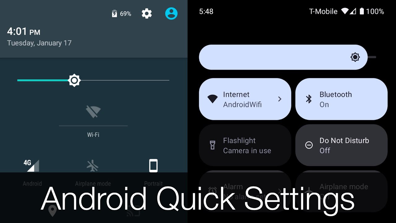 Stock Android Quick Settings Evolution!