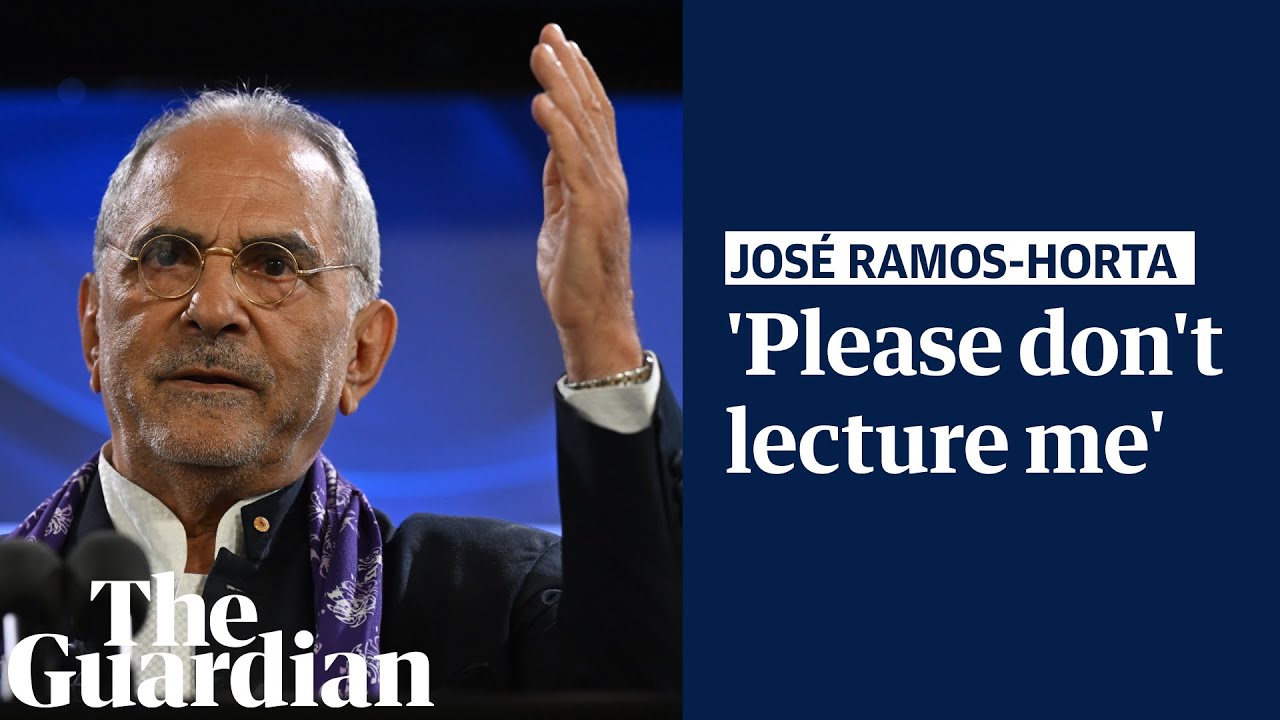 Ramos-Horta on Timor-Leste using fossil fuels: 'Please don't lecture me'