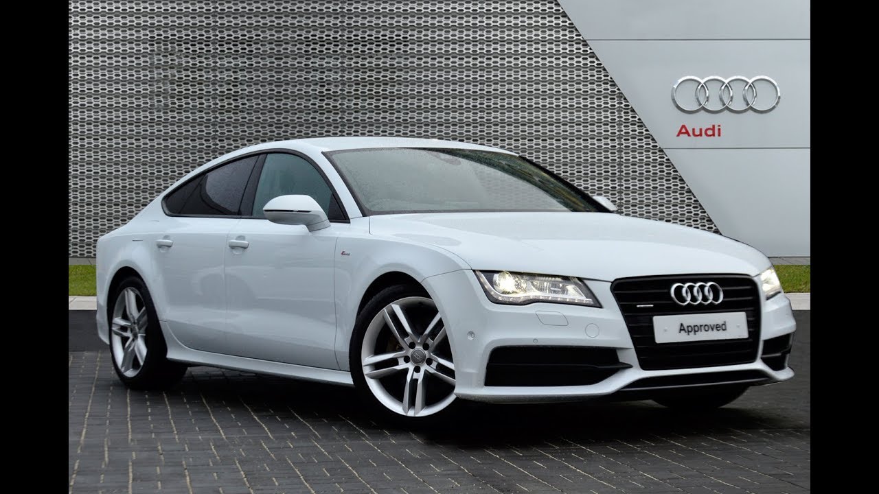 AUDI A7 TDI QUATTRO S LINE BLACK EDITION WHITE 2014