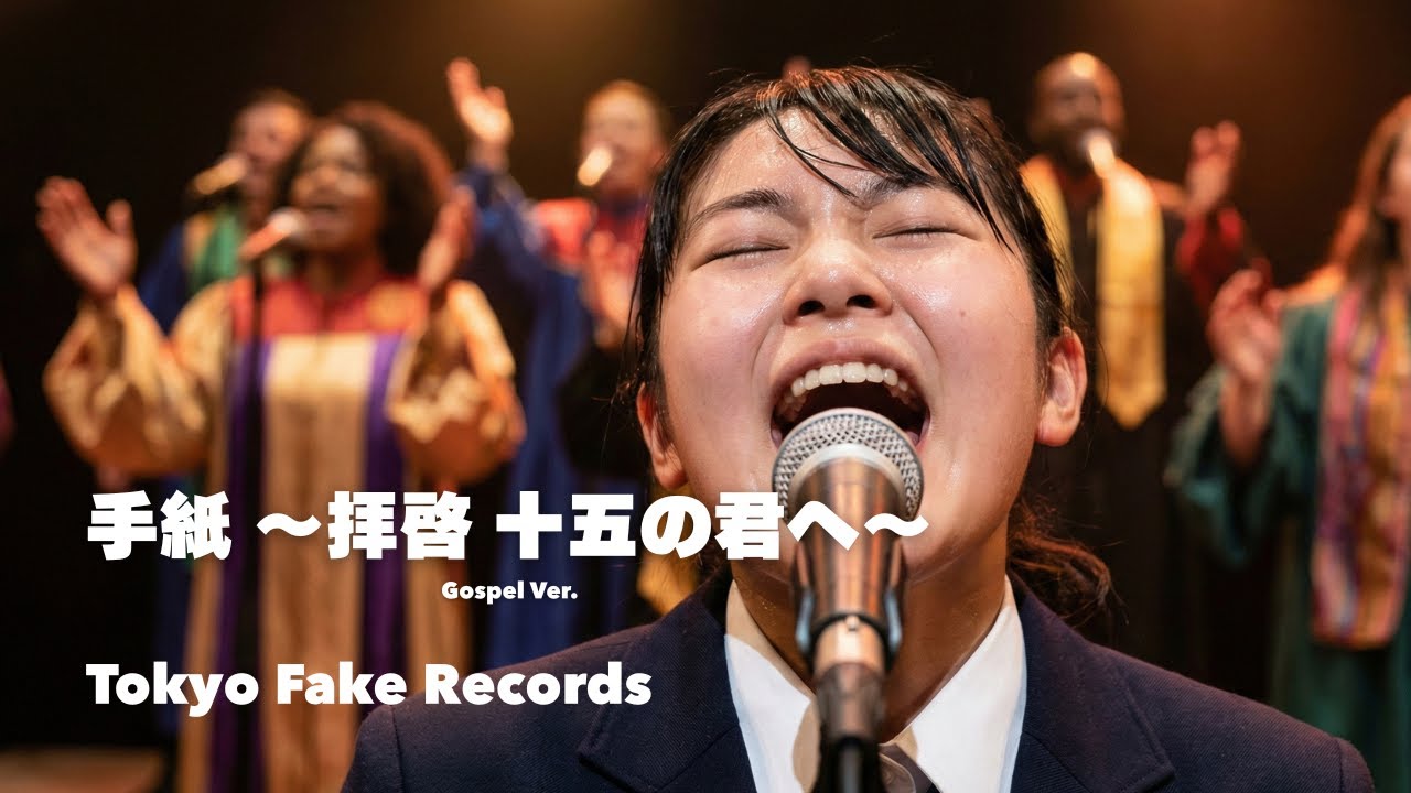 アンジェラ・アキ - 手紙 〜拝啓 十五の君へ〜 (Gospel AI Cover) | Tokyo Fake Records