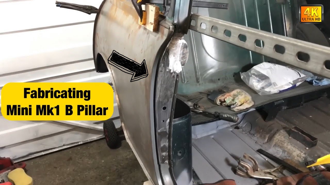 Classic Mini Mk1 Conversion - Fabricating Mini Mk1 B PILLAR! - Part 10
