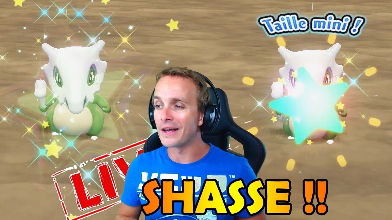 🔴 LIVE SHASSE AUX OSSELAITS SHINYS DANS POKEMON LET'S GO !!! (Partie 1) - NINTENDO SWITCH