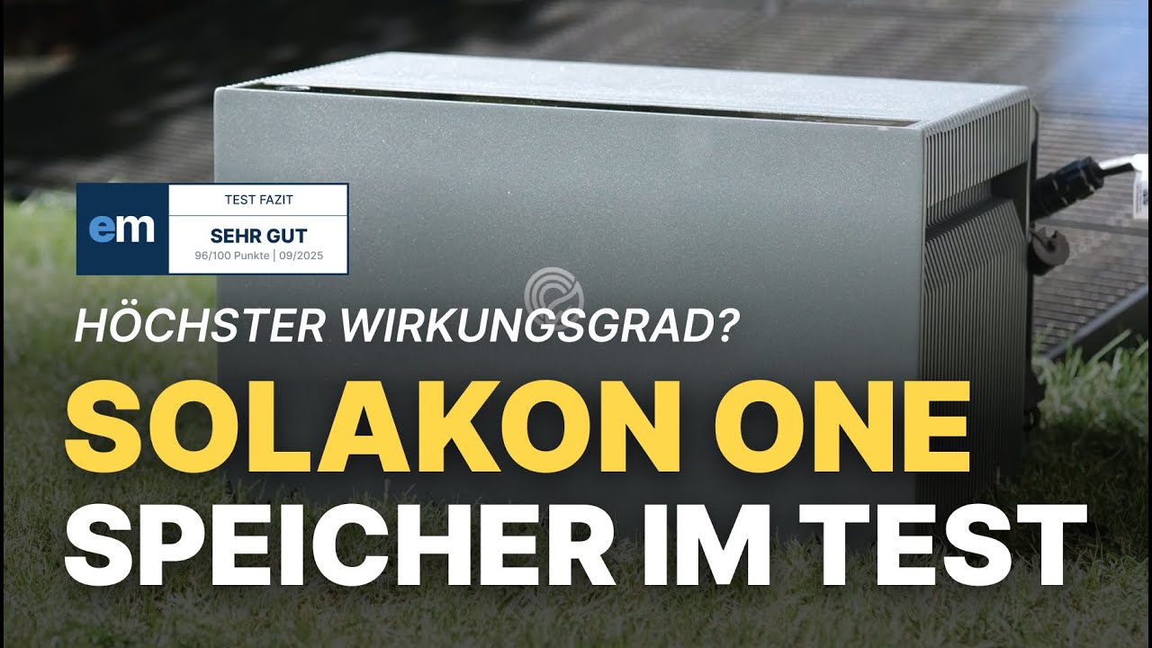 Solakon ONE Balkonkraftwerk Speicher im Test (Effizienz, Kapazität & Nulleinspeisung)