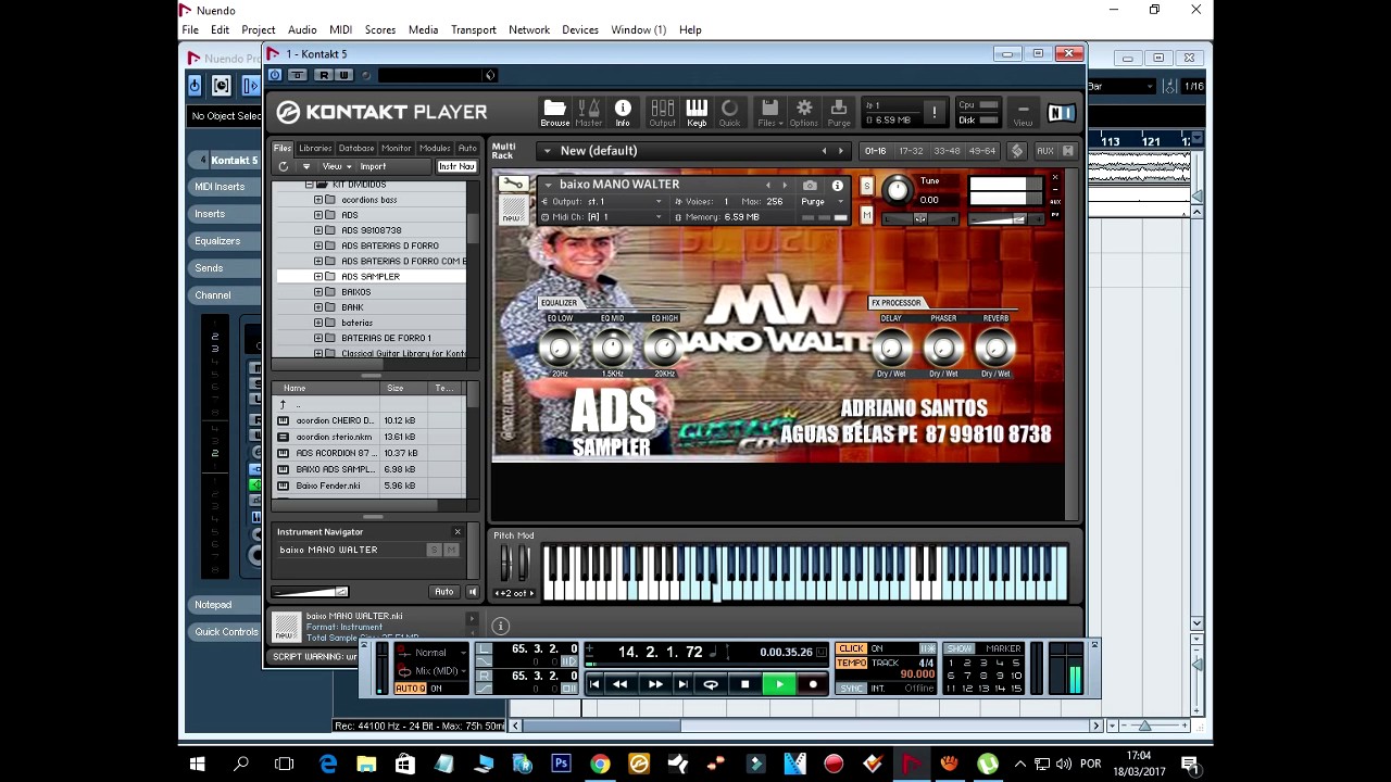 Baixo de forro 2017 kontakt Download