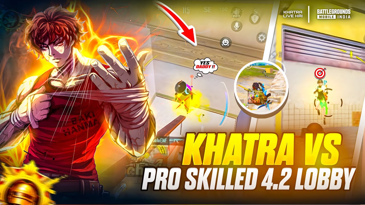 KHATRA VS PRO SKILLED LOBBY 💀🌪️                                  | BGMI - PUBGMOBILE 