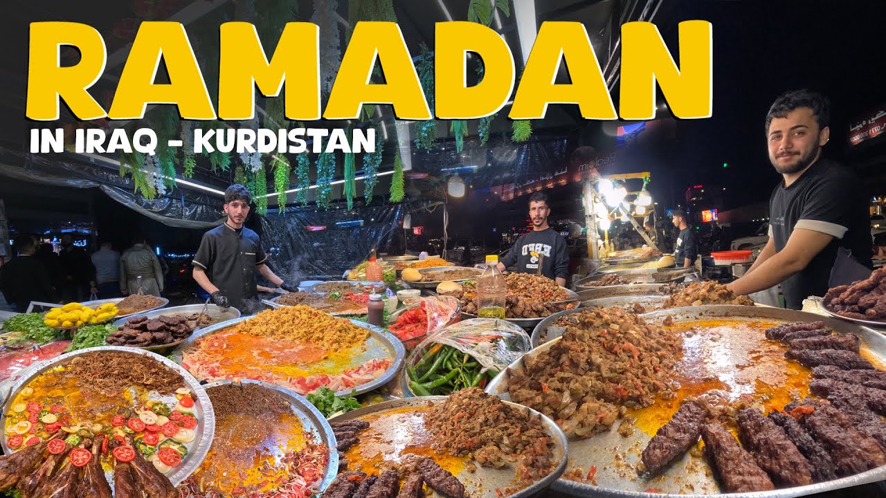 IRAQ! Kurdistan Kebab Street Food | Ramadan GRAND BAZAAR TOUR 2025