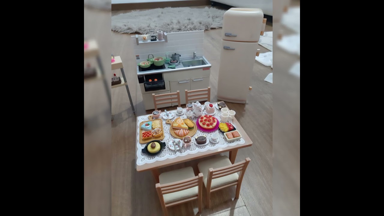 rement japan kitchen re ment dapur mini koleksi lemari mainan