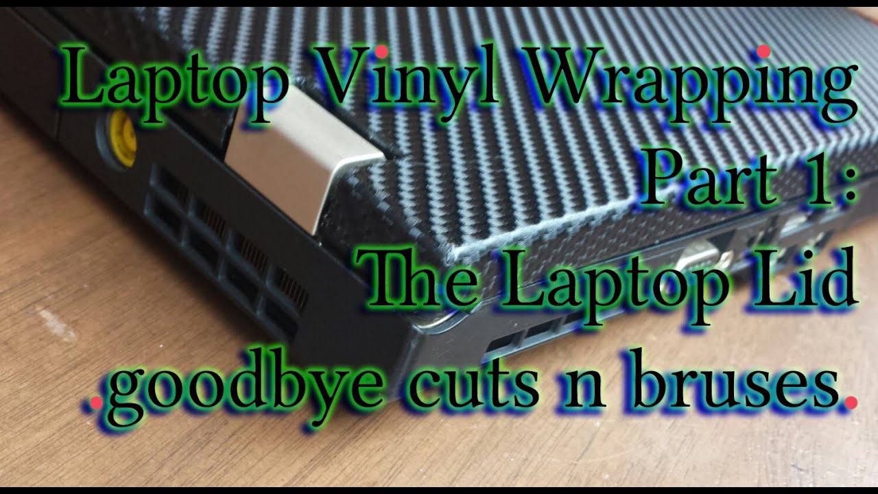 Dazzling a ThinkPad lid with Carbon Fiber Wrap! Part 1