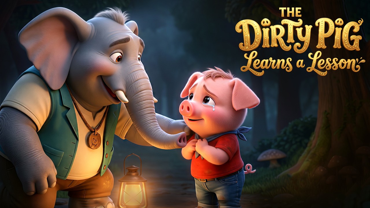 The Dirty Pig Learns a Lesson 🐷 | English Moral Stories | Bedtime Stories