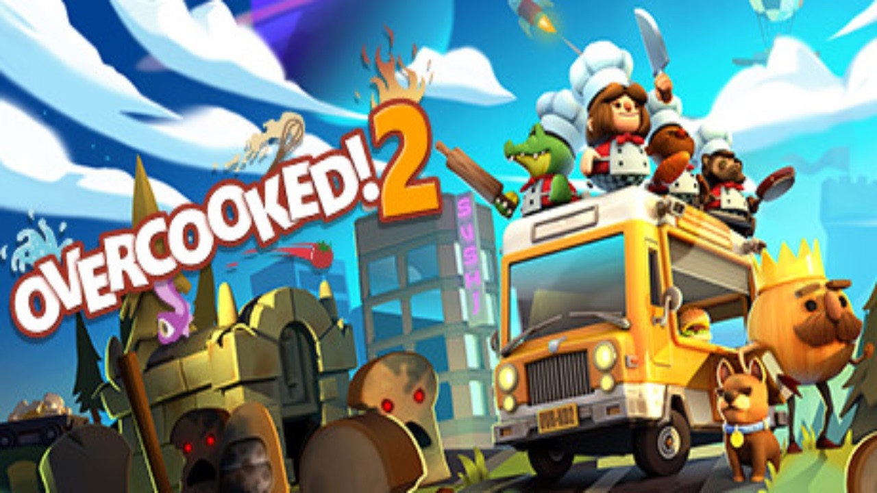 Overcooked! 2 - Altas Aventuras na Cozinha Indie! Gameplay #1