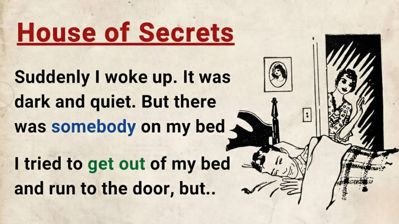 Learn English through Stories Level 3 ⭐ House of Secret | Improve Your English | English Audio Story