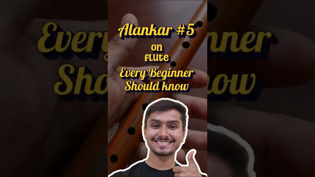 Flute Alankars for Practice | Alankar - 5 | Flute for Beginner | Alankar Mastery | Bansuri