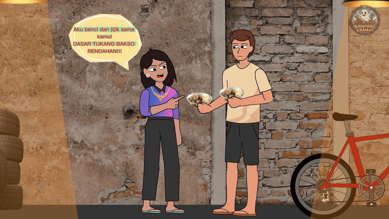 AZAB ISTRI DURHAKA, Bibir Hitam Gosong Karena Lipstik Palsu | #animasi