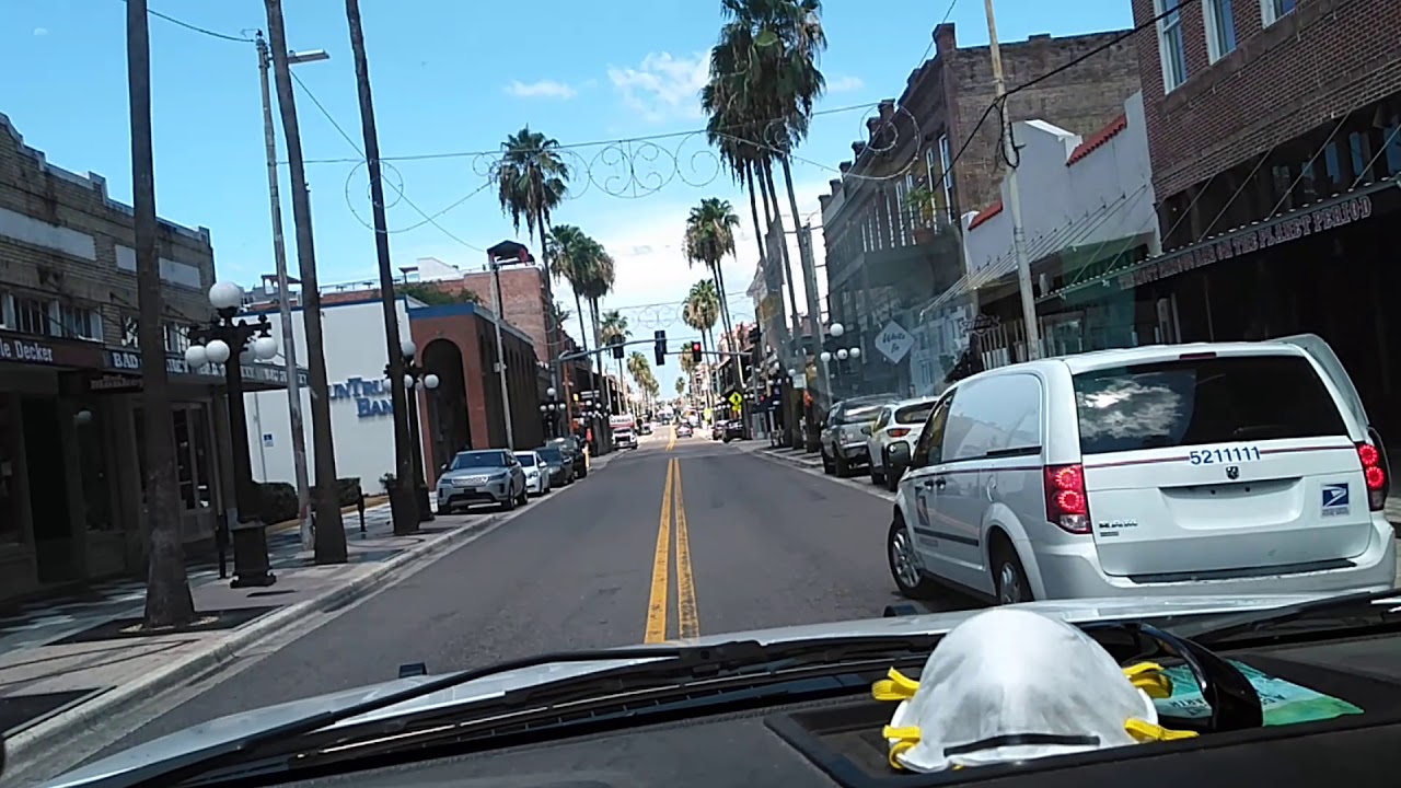 Ybor city 😁 Historical district Ride thru 7th ave