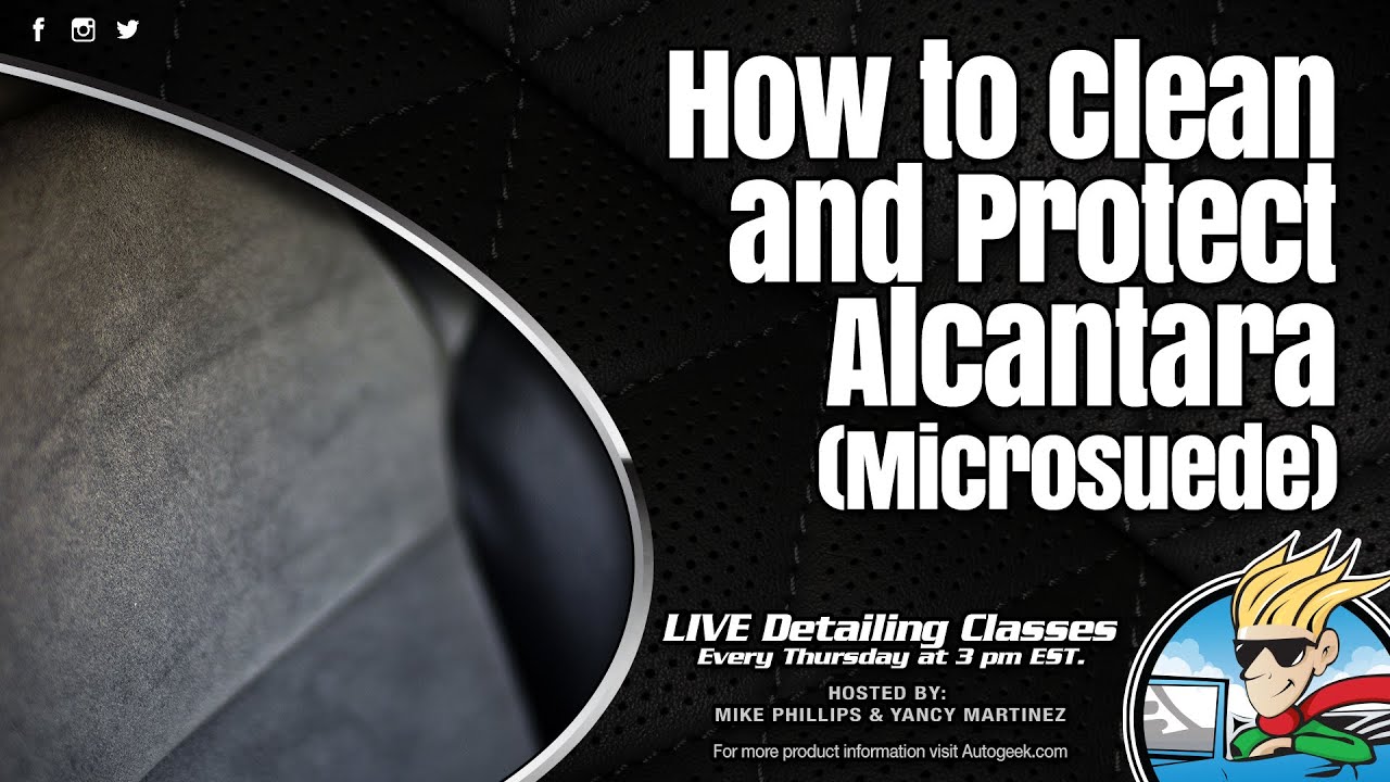 How to Clean and Protect Alcantara (Microsuede)