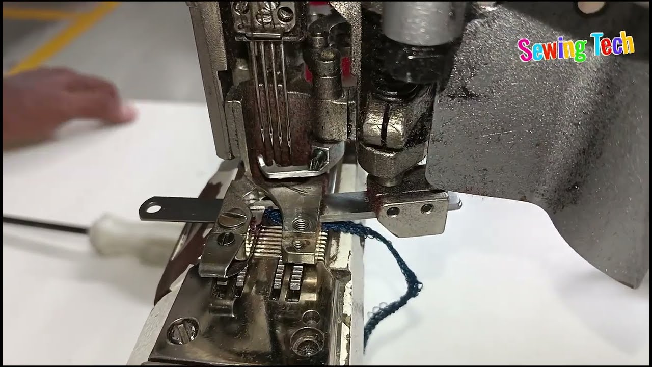 Flat seamer FS machine Uneven problem/Knife Setting